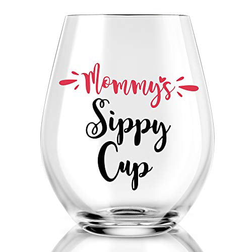 Like I Choose My Funny Mother's Valentine's Day Anniversary Birthday Graduation Wedding Christmas Cup Present For Him Mommy Mother From Daughter Son 12oz Pink Mom Stemless Wine Glass 